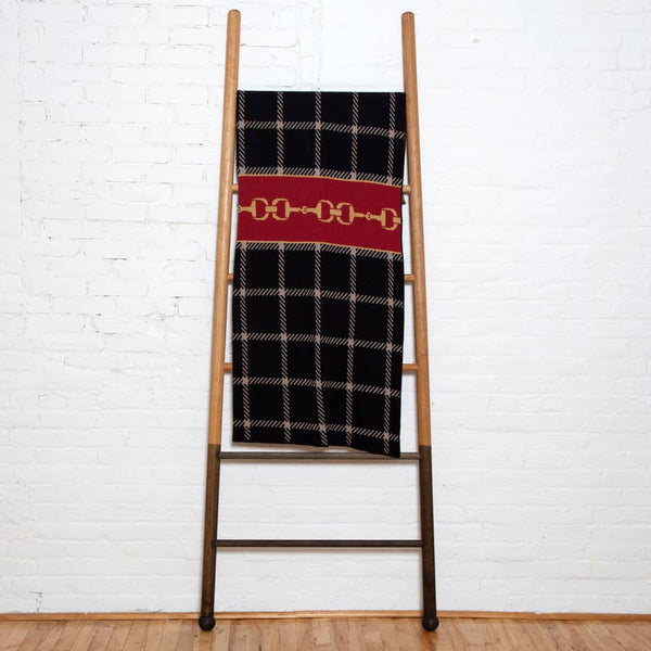 Eco Horse Bit Plaid Throw - The Polished Rider