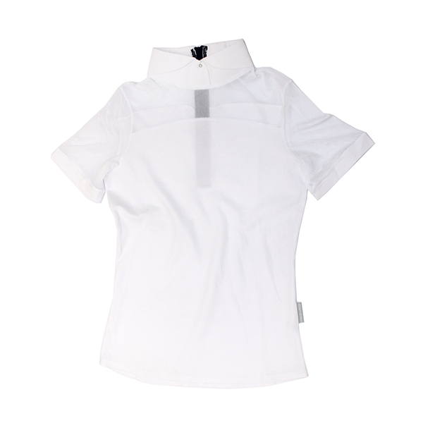Emma Short Sleeve Pique Top - The Polished Rider